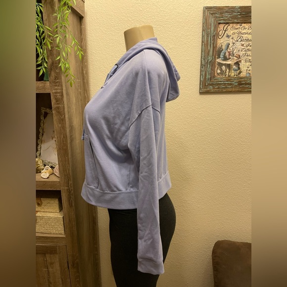 Nike Zip-up Crop sweater in Lilac Purple size S - Picture 4 of 11